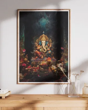 Divine Lord Ganesha | Premium Poster