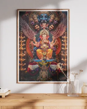 Majestic Lord Ganesha | Premium Poster