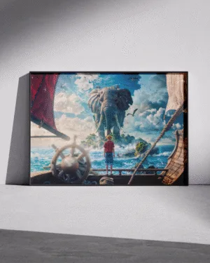 Luffy & Zunesha | One Piece | Premium Poster