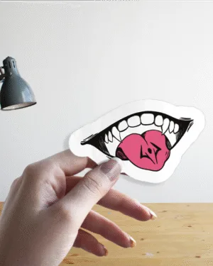 Ryomen Sukuna Tongue | Jujutsu Kaisen | Premium Sticker