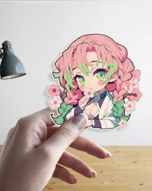 Mitsuri Kanroji Chibi | Demon Slayer | Premium Sticker