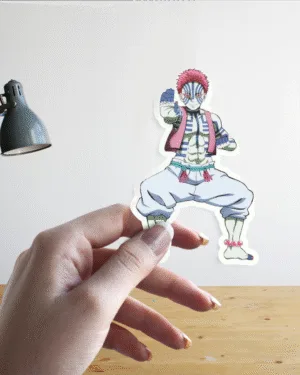 Akaza Upper Moon 3 | Demon Slayer | Premium Sticker