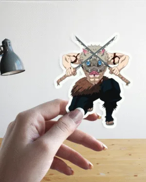 Inosuke Hashibira | Demon Slayer | Premium Sticker