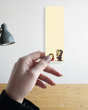 Pikachu & Groot | Pokémon x Marvel | Bookmark