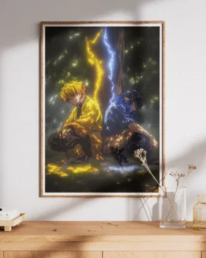 Zenitsu & Inosuke | Demon Slayer | Premium Poster