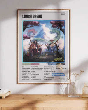 Lunch Break | Music Album Playlist | Premium Poster