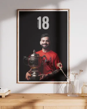 Virat Kohli The Forever 18 | Premium Poster