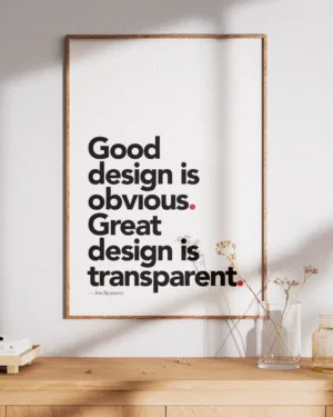 Good Design | Motivational | Premium Poster
