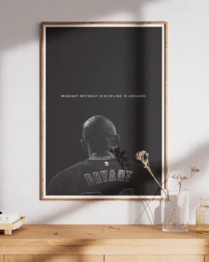 Mindset Without Discipline | Sports Motivational | Premium Poster