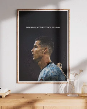 Discipline, Consistency, Passion | Sports Motivational | Premium Poster