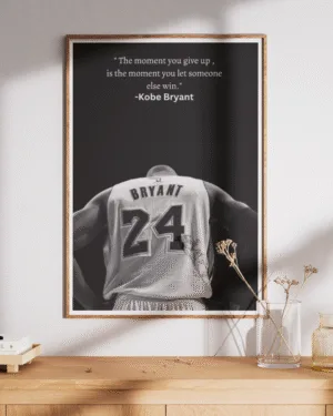 Never Give Up | Sports Motivational | Premium Poster