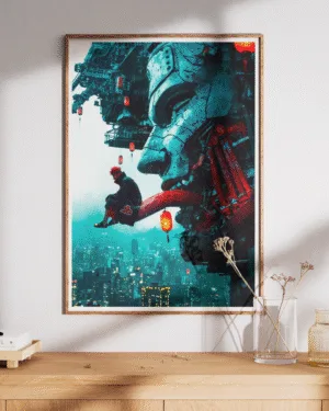 Neon Guardian | Naruto | Premium Poster