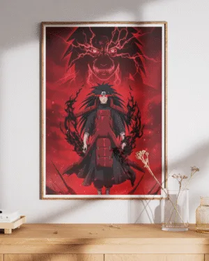 Crimson Shadow Madara Uchiha | Naruto | Premium Poste