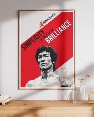Simplicity is Brilliance | Sports Motivational | Premium Poster