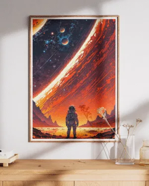 Stargazer's Dream | Space | Premium Poster