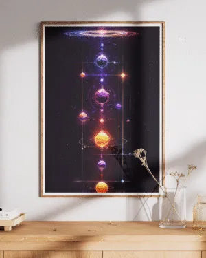 Celestial Harmony | Space | Premium Poster