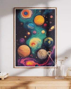 Galactic Dreamscape | Space | Premium Poster