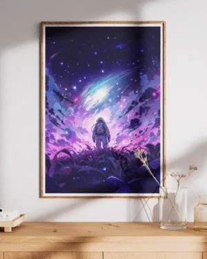 Nightfall Voyager | Space | Premium Poster