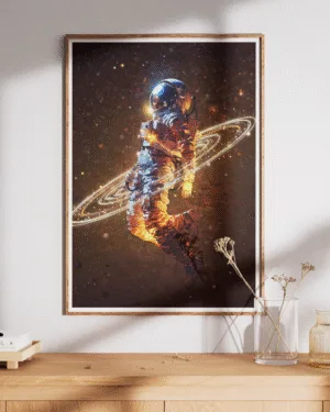 Lost in Orbits | Space | Premium Poster