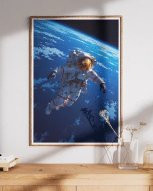 Blue Horizon | Space | Premium Poster
