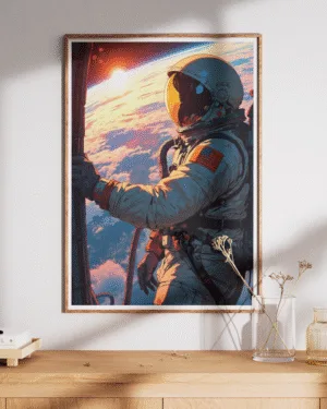 Daybreak Orbit | Space | Premium Poster