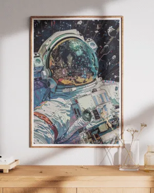 Reflections of the Future | Space | Premium Poster