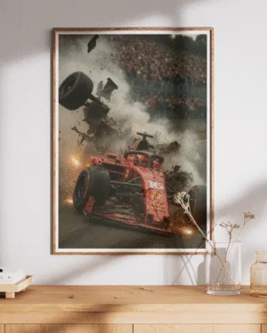 Full Throttle Chaos | F1 Car | Premium Poster