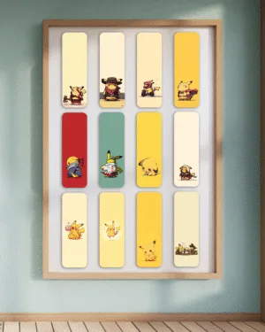 Set of 12 Pikachu Bookmark