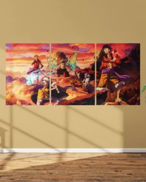 Pirate Alliance Battle | One Piece | Split Premium Poster