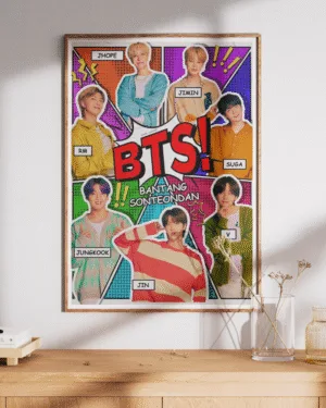 BTS Comic Pop | Music | Premium Poster