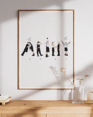 BTS ARMY Minimalist Silhouette | Music | Premium Poster