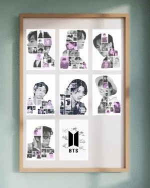 8 Epic BTS Member with Signed | Premium Poster