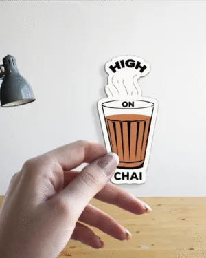 High On Chai | Premium Sticker