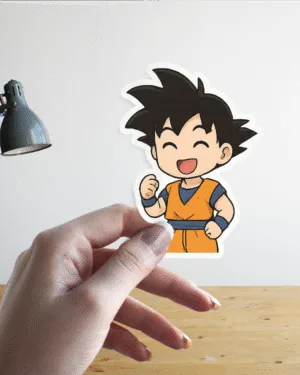 Goku Chibi | Dragon Ball | Premium Sticker