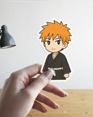 Ichigo Kurosaki Chibi | Bleach | Premium Sticker