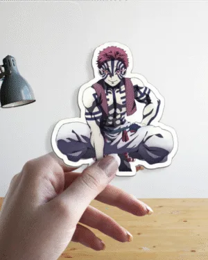 Upper Moon Akaza | Demon Slayer | Premium Sticker