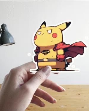 Super Pikachu | Pokemon | Premium Sticker