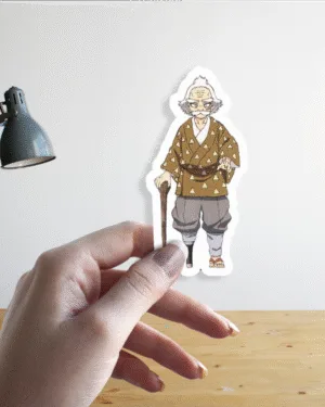 Wise Old Sensei | Demon Slayer | Premium Sticker