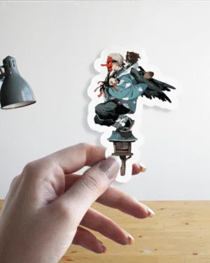 Masked Mentor Trio | Demon Slayer | Premium Sticker