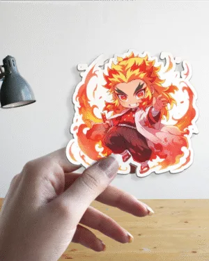Flame Hashira Dash | Demon Slayer | Premium Sticker