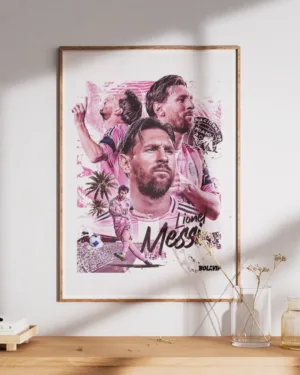 Lionel Messi Collage | Sports | Premium Poster