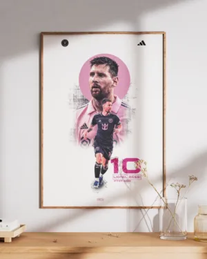 Lionel Messi PSG | Sports | Premium Poster