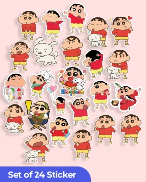 Shinchan Sticker Combo | Premium Sticker | Set of 24